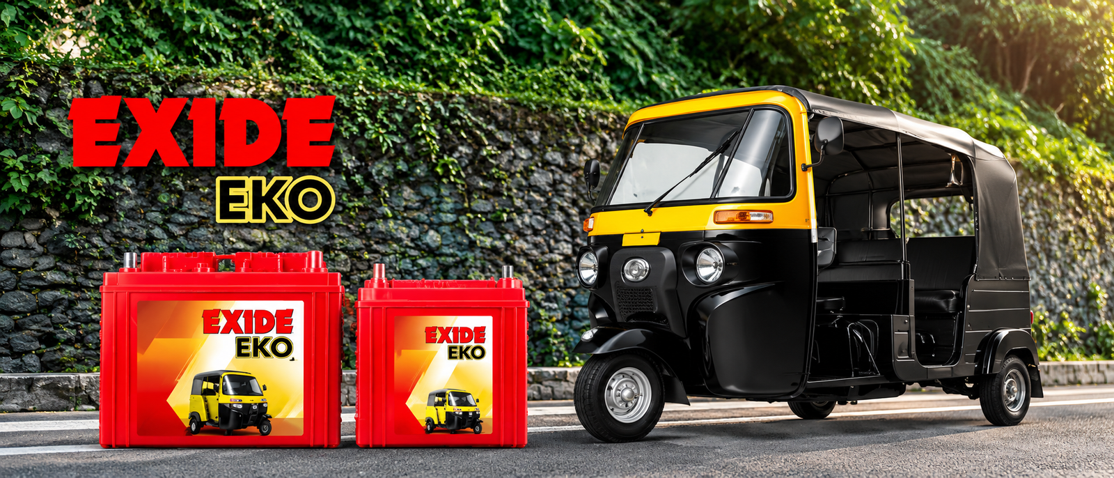Exide Three Wheeler Battery